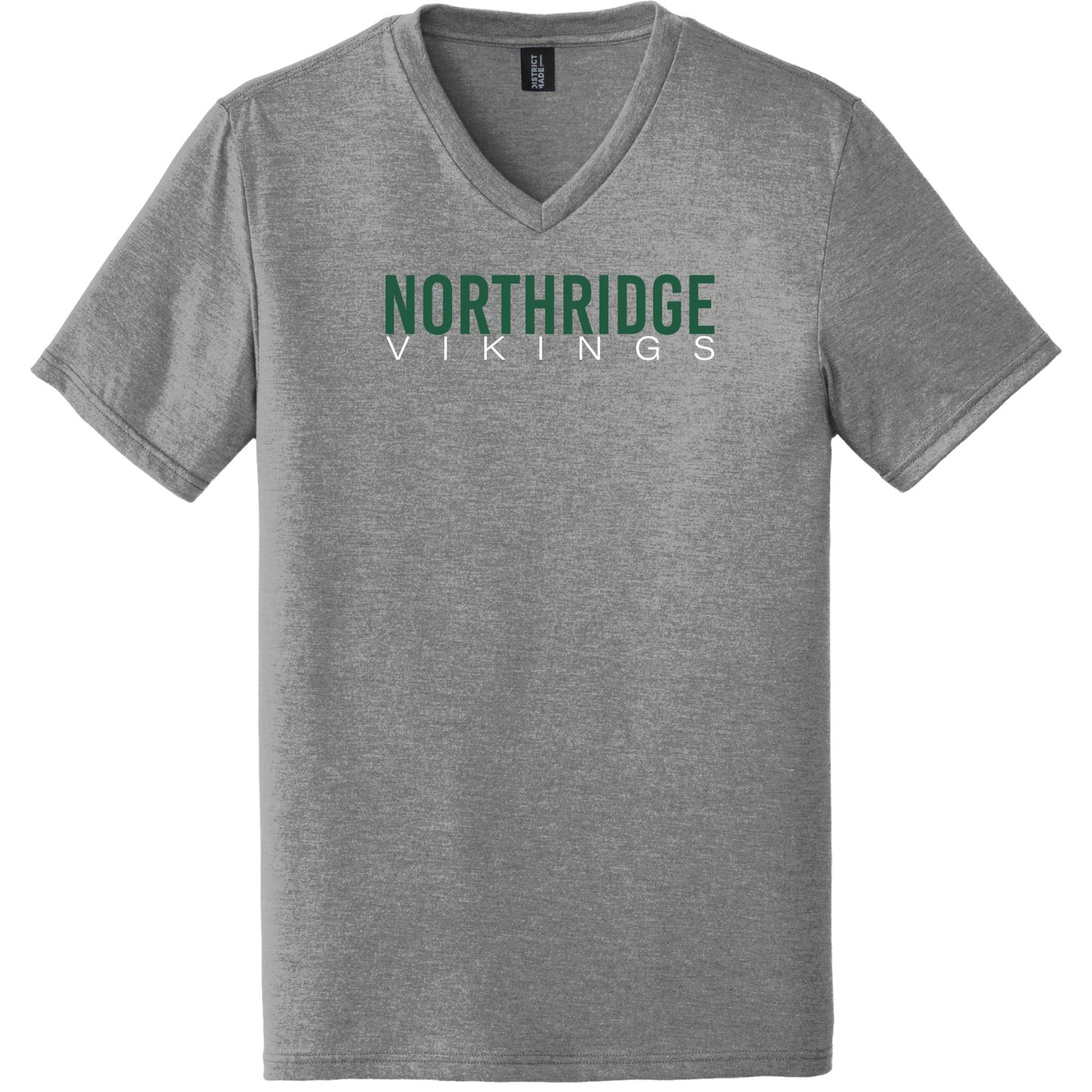 NRS: Northridge Vikings Triblend Short Sleeve V-Neck T-Shirt