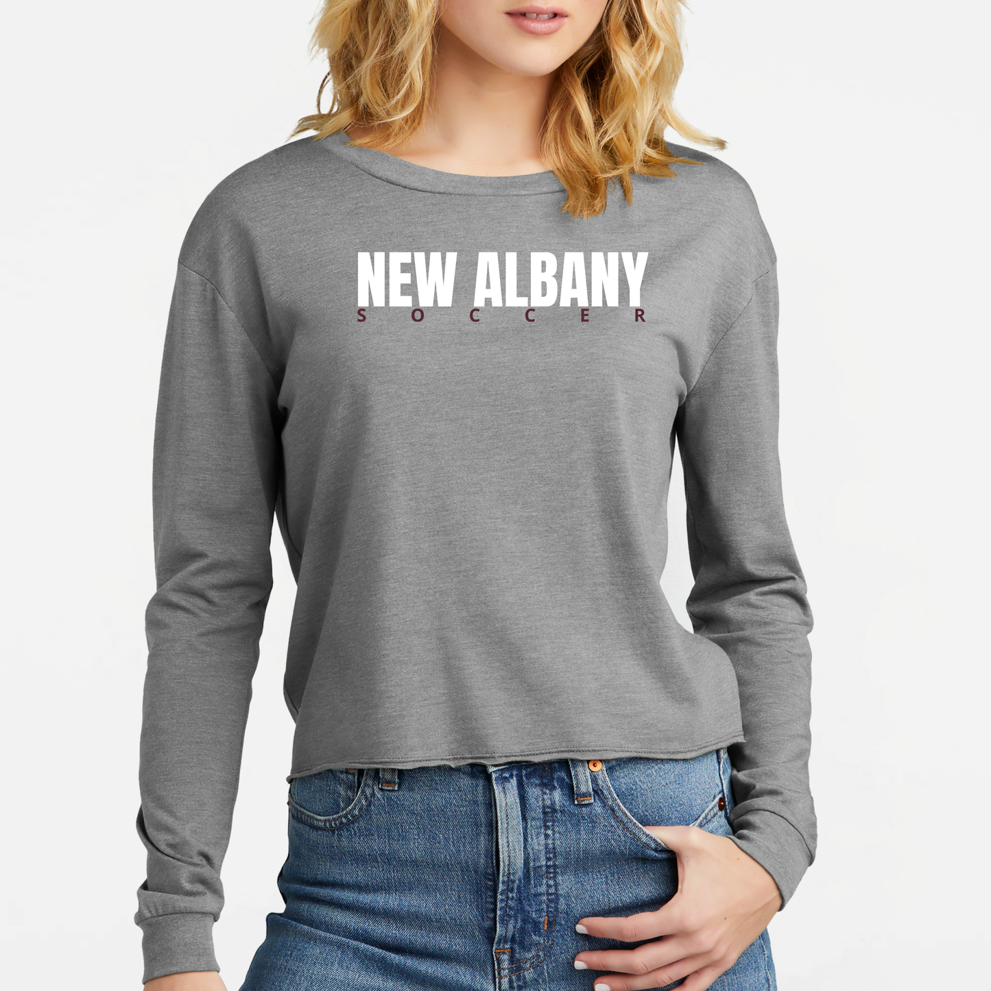 NAGS: New Albany Soccer, Women's Triblend Midi Long Sleeve Tee