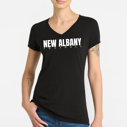 NAFootball: Women's Triblend V-Neck Tee