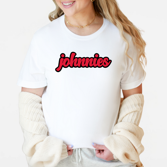JYAA: Johnnies Chunky Script Blended T-Shirt