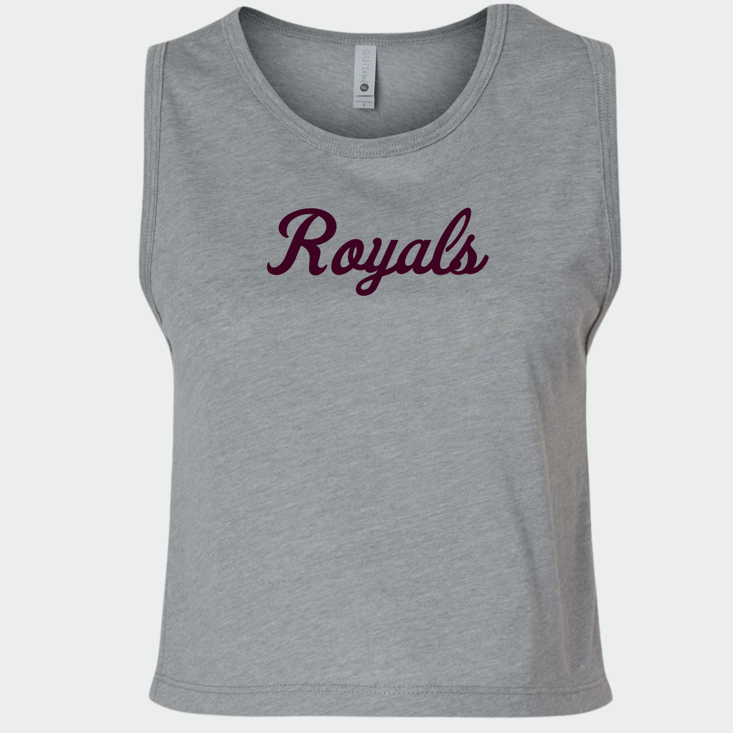 TCR: Royals Script, Women's Cropped Tank