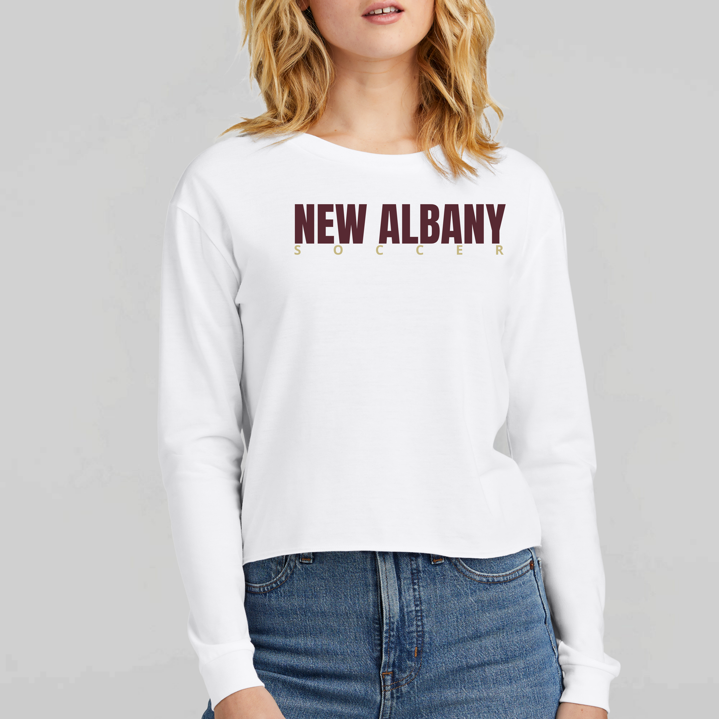 NAGS: New Albany Soccer, Women's Triblend Midi Long Sleeve Tee