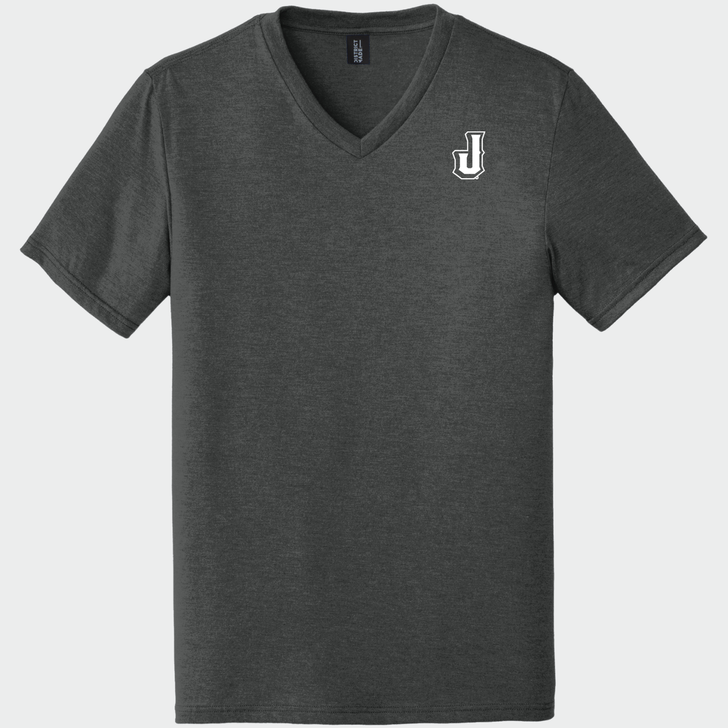 JYAA: Johnstown 'J' Logo Triblend Short Sleeve V-Neck T-Shirt