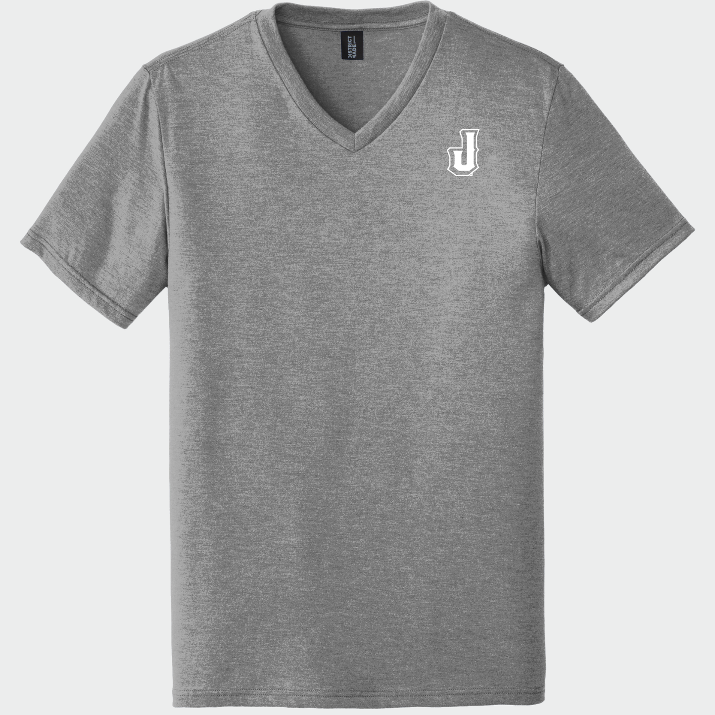 JYAA: Johnstown 'J' Logo Triblend Short Sleeve V-Neck T-Shirt