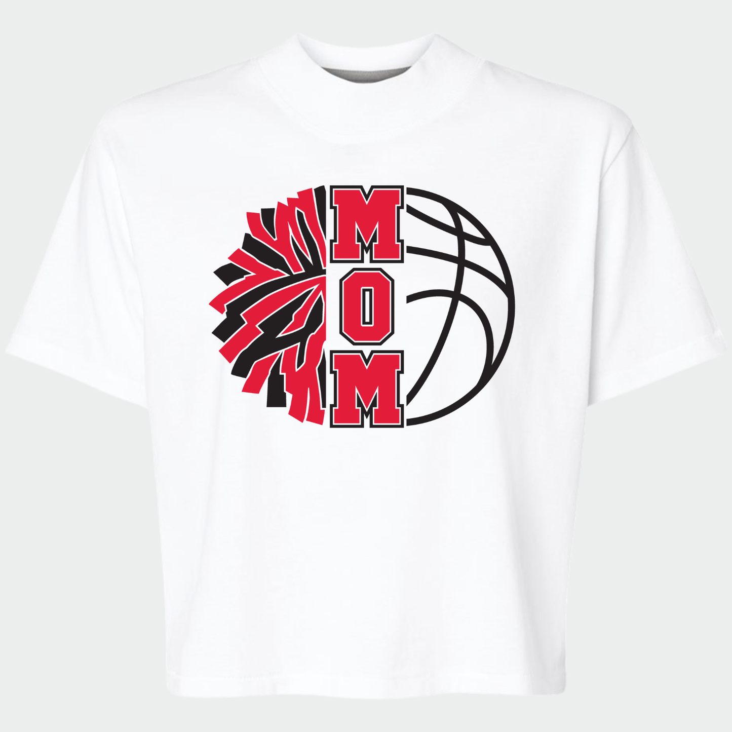 JYAA: Basketball Cheer Mom Women's Boxy T-Shirt