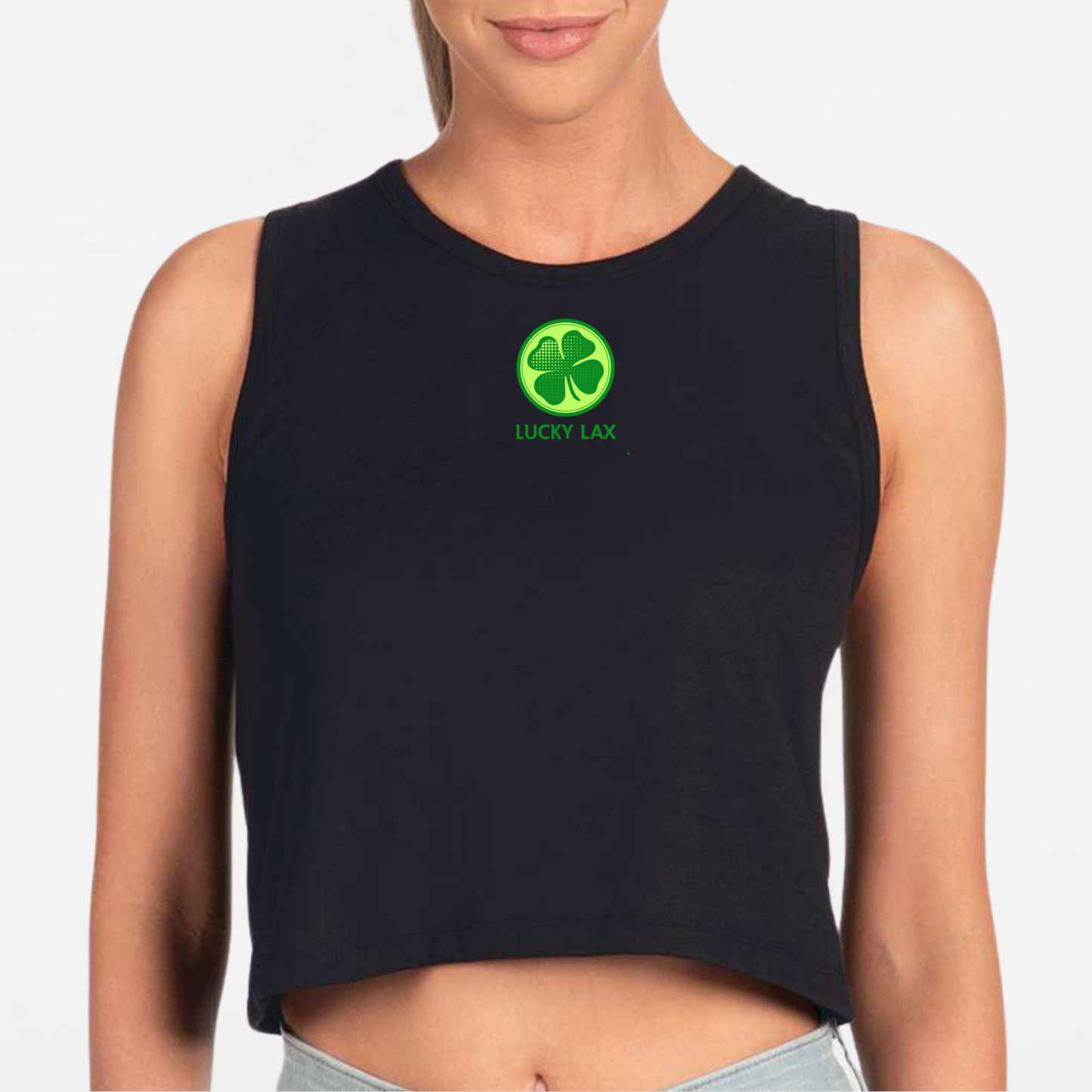 LuckyLax: Women's Festival Crop Tank Top