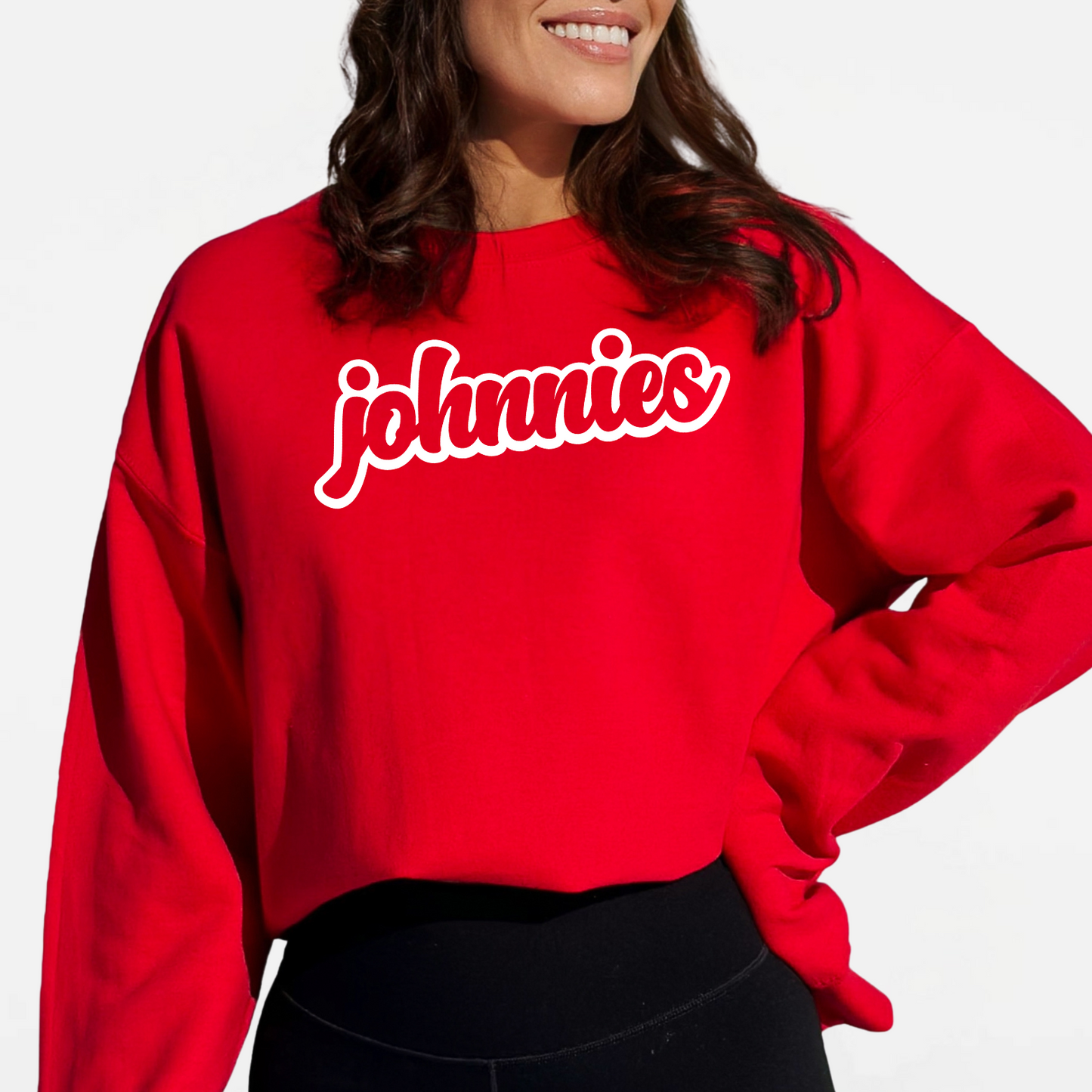 JYAA: Johnnies Chunky Script Crew Sweatshirt