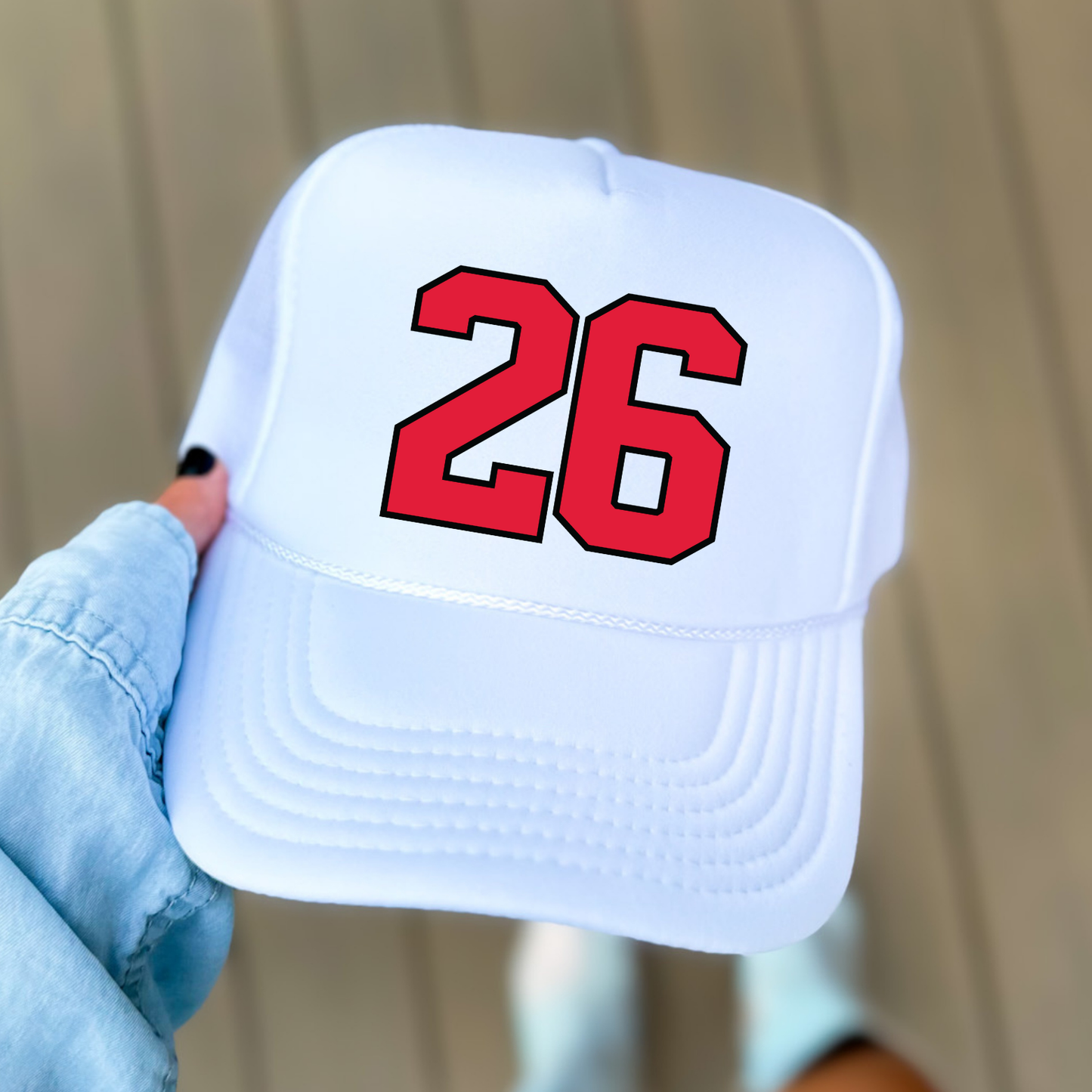 JYAA: Colorblock *custom* Number Trucker Hat