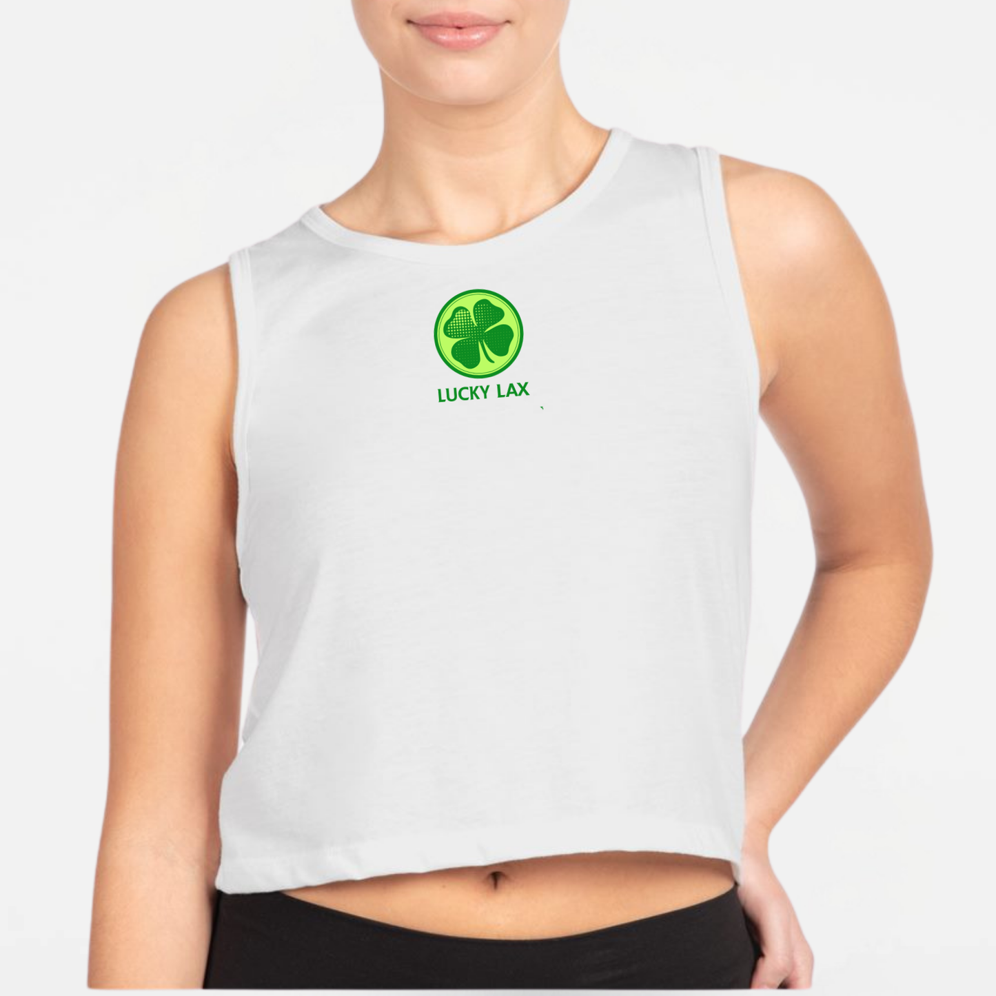 LuckyLax: Women's Festival Crop Tank Top