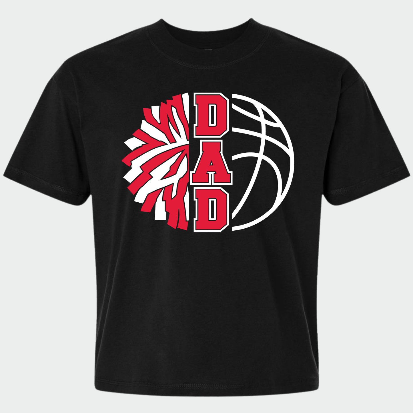 JYAA: Basketball Cheer Parent Relaxed Crew T-Shirt