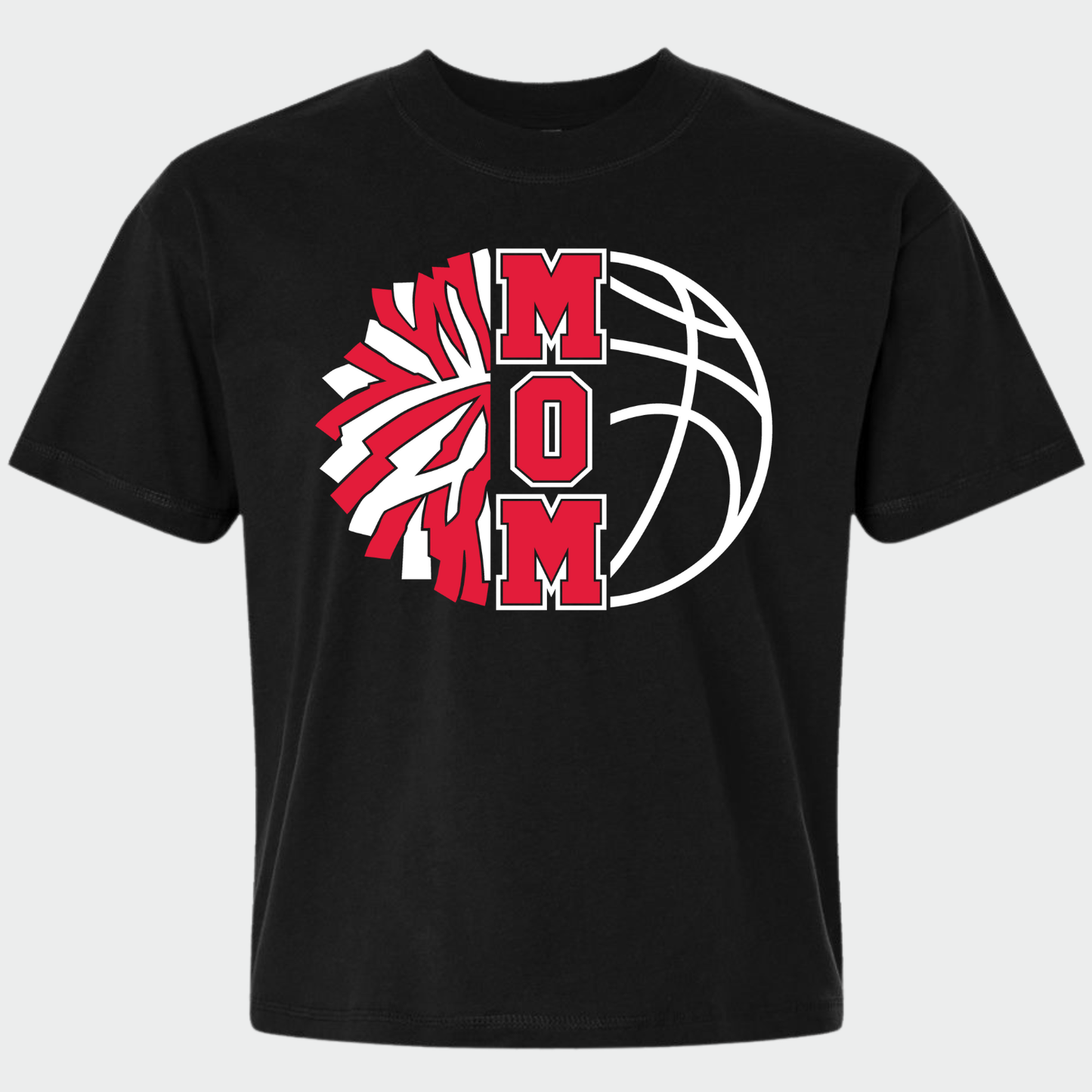 JYAA: Basketball Cheer Parent Relaxed Crew T-Shirt