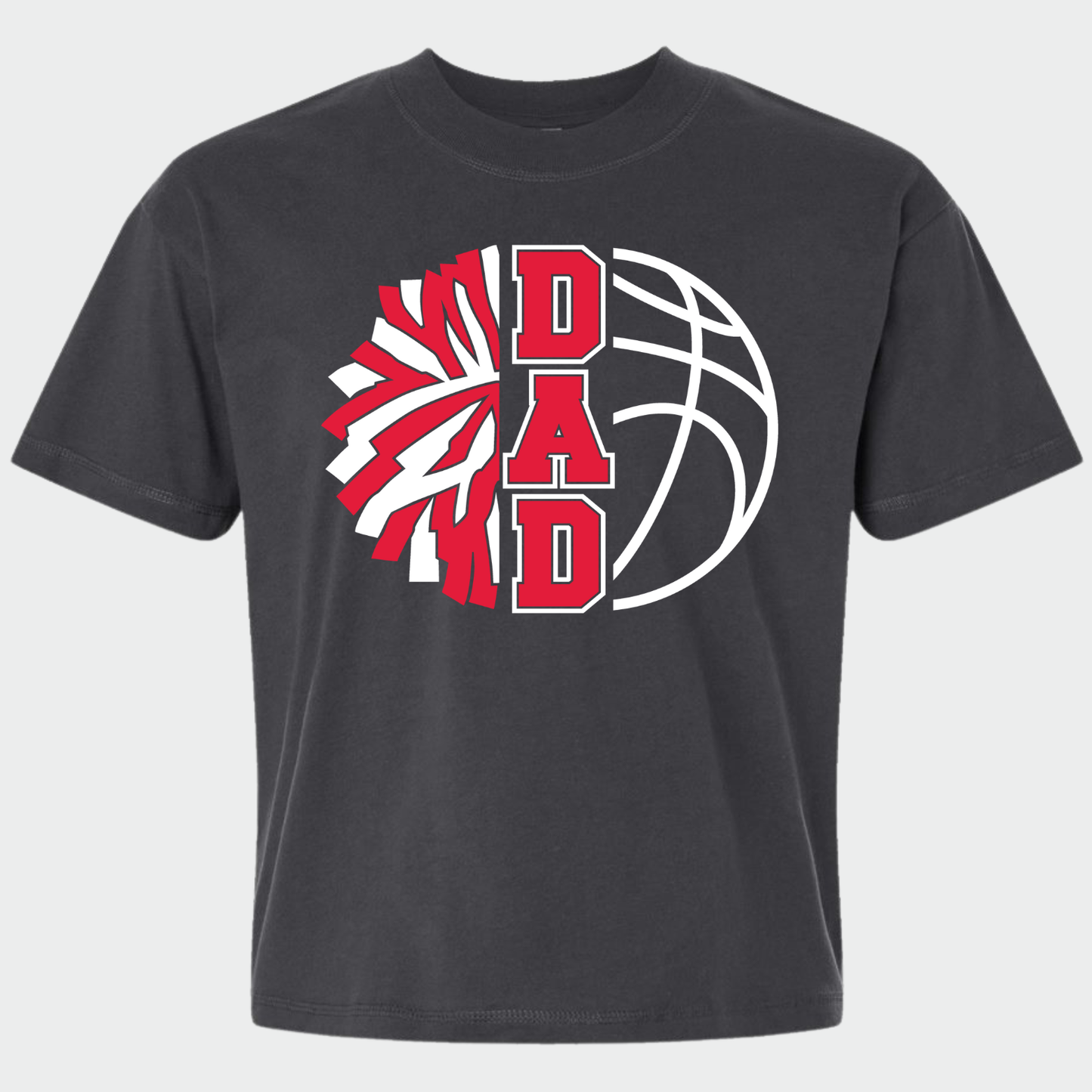 JYAA: Basketball Cheer Parent Relaxed Crew T-Shirt