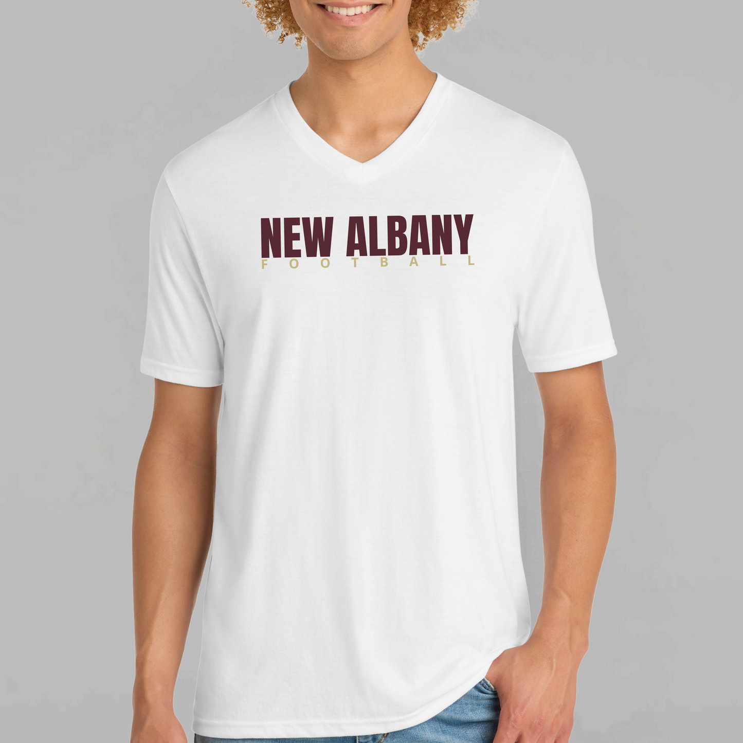 NAFootball: Triblend V-Neck Tee