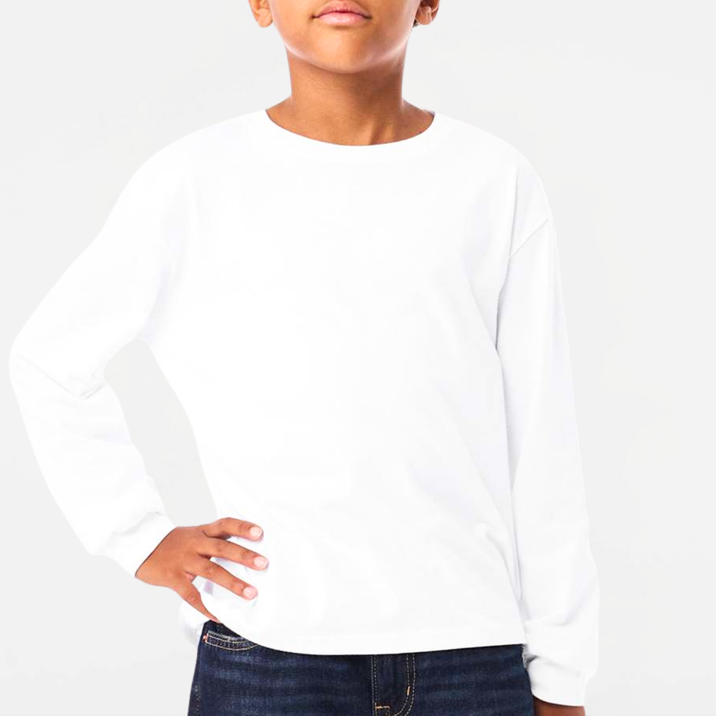 JYAA: Collage Print 6oz Heavyweight Long Sleeve T-Shirt