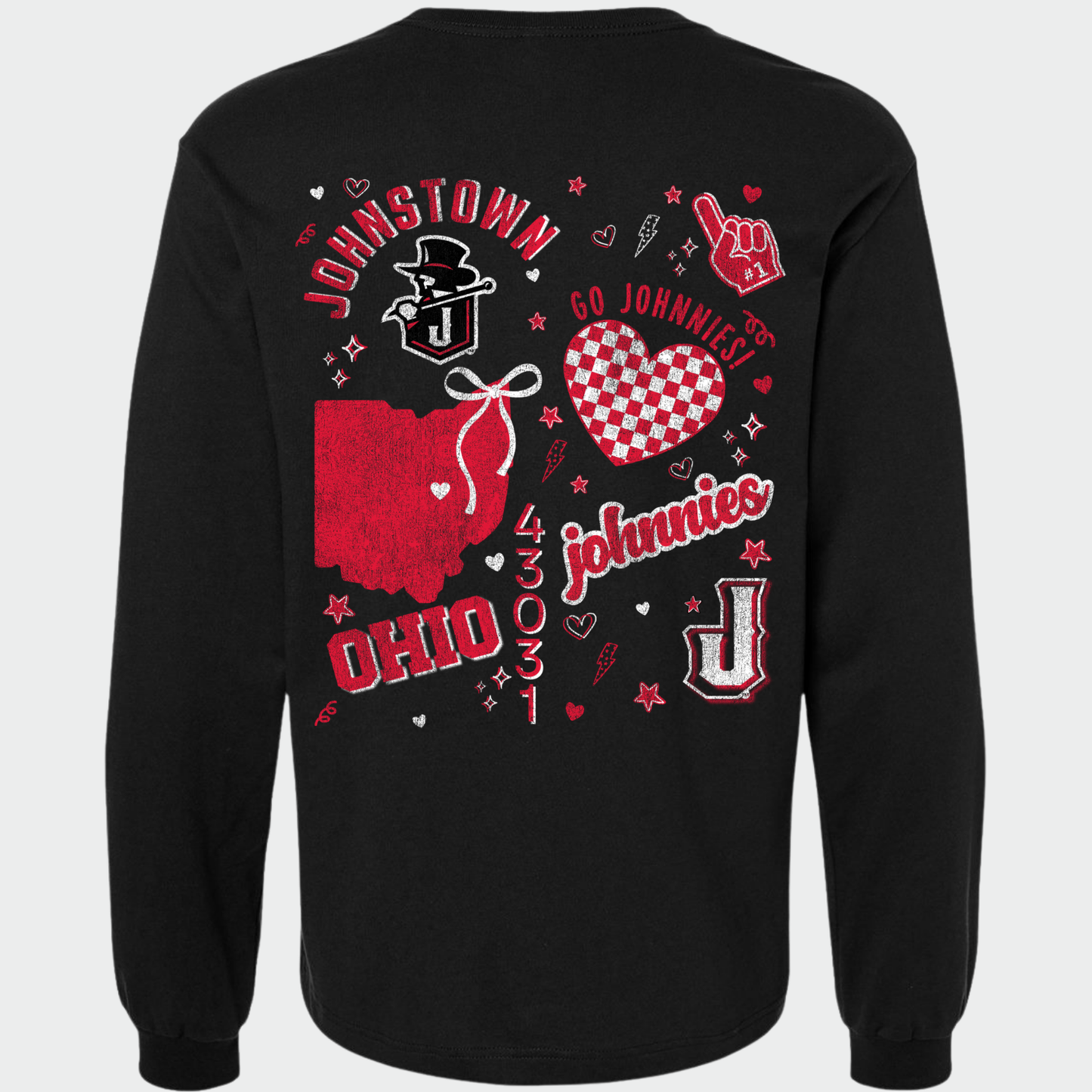 JYAA: Collage Print 6oz Heavyweight Long Sleeve T-Shirt