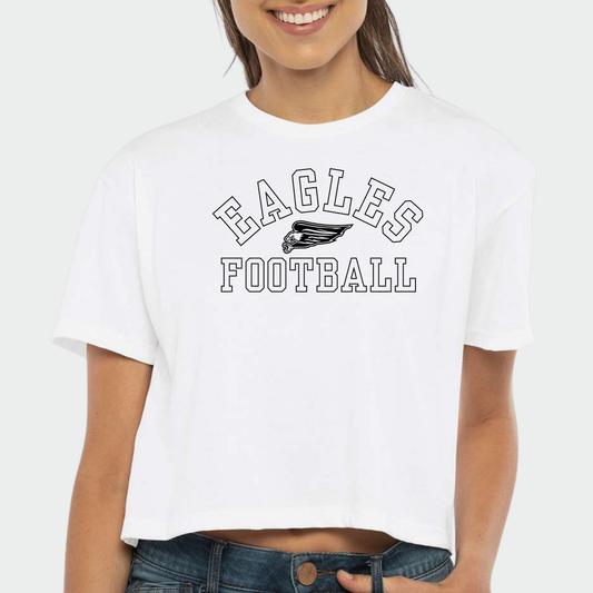 NAFootball: Eagles Football Women's Cropped Tee