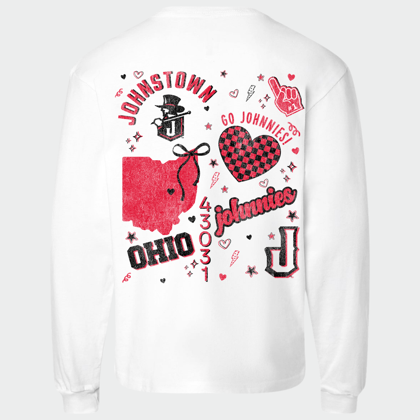 JYAA: Collage Print 6oz Heavyweight Long Sleeve T-Shirt