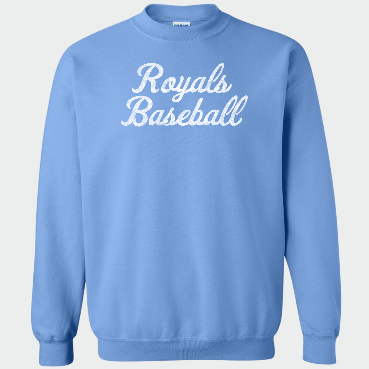 TCR: Royals Baseball Script, Crew *Distressed Print*