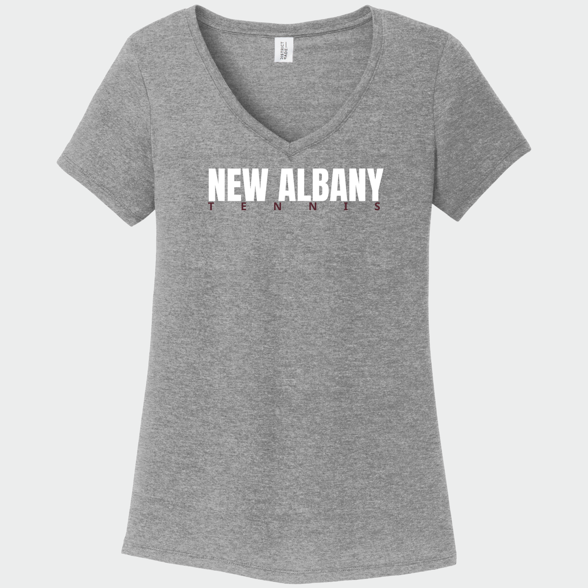 NATennis: New Albany Tennis, Women's Triblend V-Neck Tee