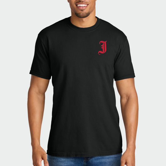 JTB: Old English J Garment-Dyed Cotton T-Shirt