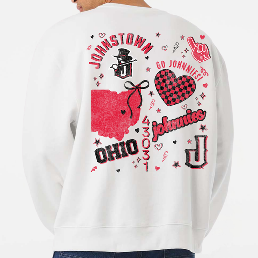 JYAA: Collage Print 10oz Heavyweight Sweatshirt