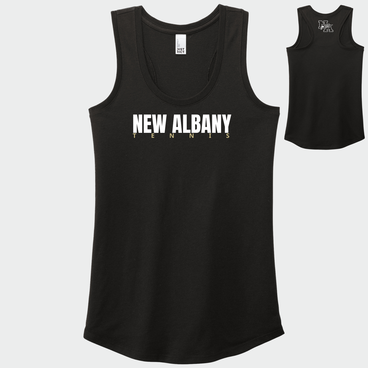 NATennis: New Albany Tennis, Women's Racerback Tank Top