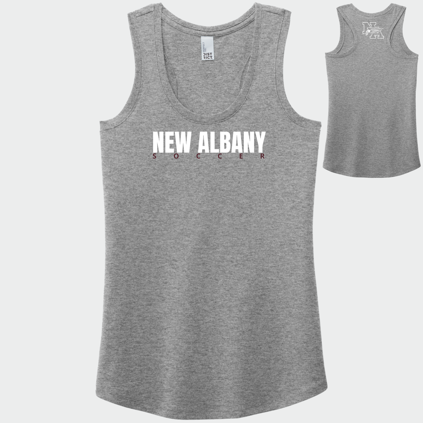 NAGS: New Albany Soccer, Women's Racerback Tank Top