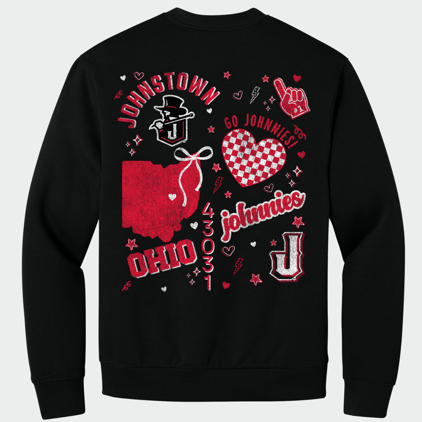 JYAA: Collage Print 10oz Heavyweight Sweatshirt