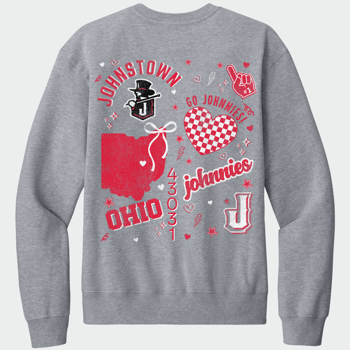 JYAA: Collage Print 10oz Heavyweight Sweatshirt