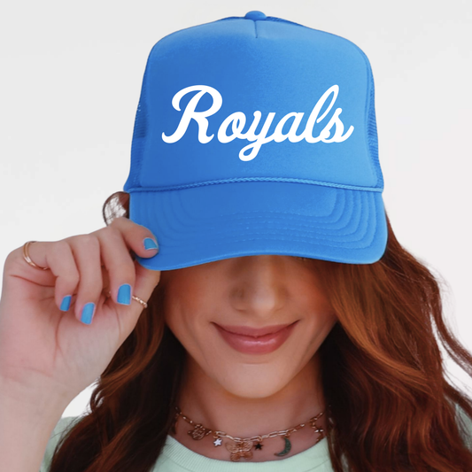TCR: Royals Script, Foam Trucker Hat