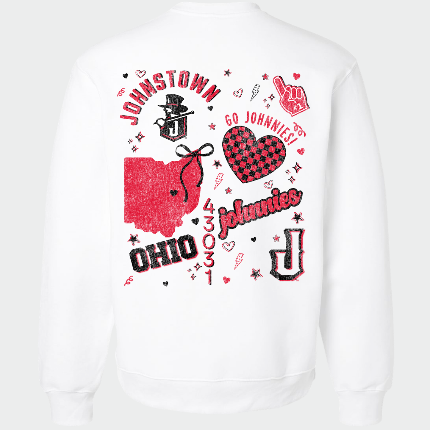 JYAA: Collage Print 10oz Heavyweight Sweatshirt