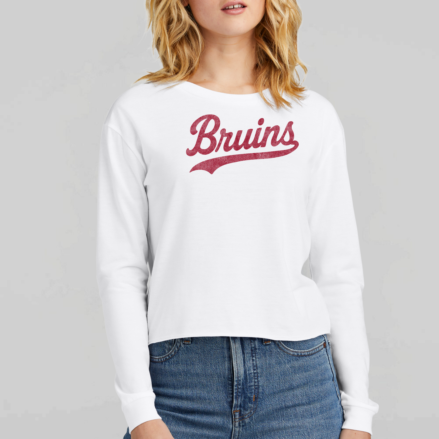 BRUINS: Swash Women's Triblend Midi Long Sleeve Tee