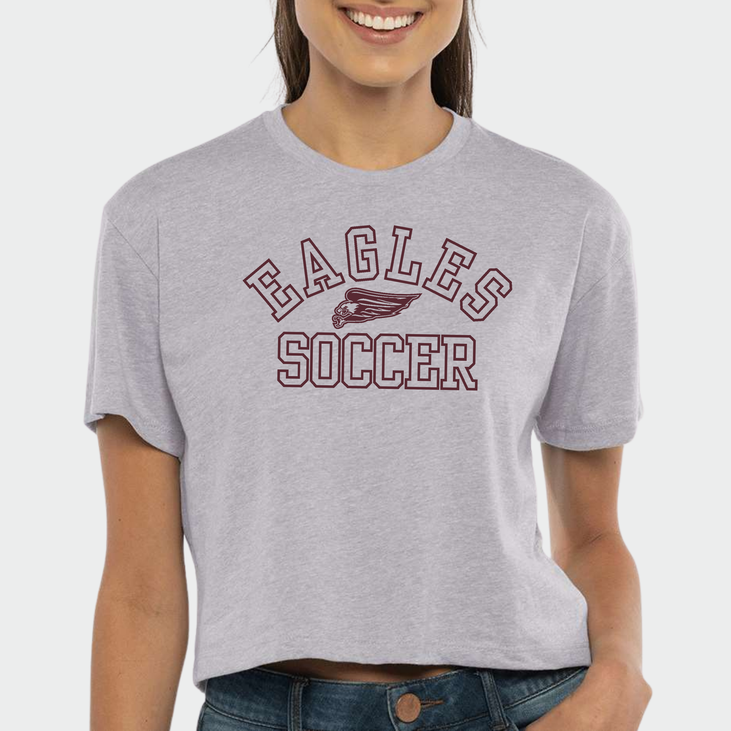 NAGS: Eagles Soccer, Women's Cropped Tee