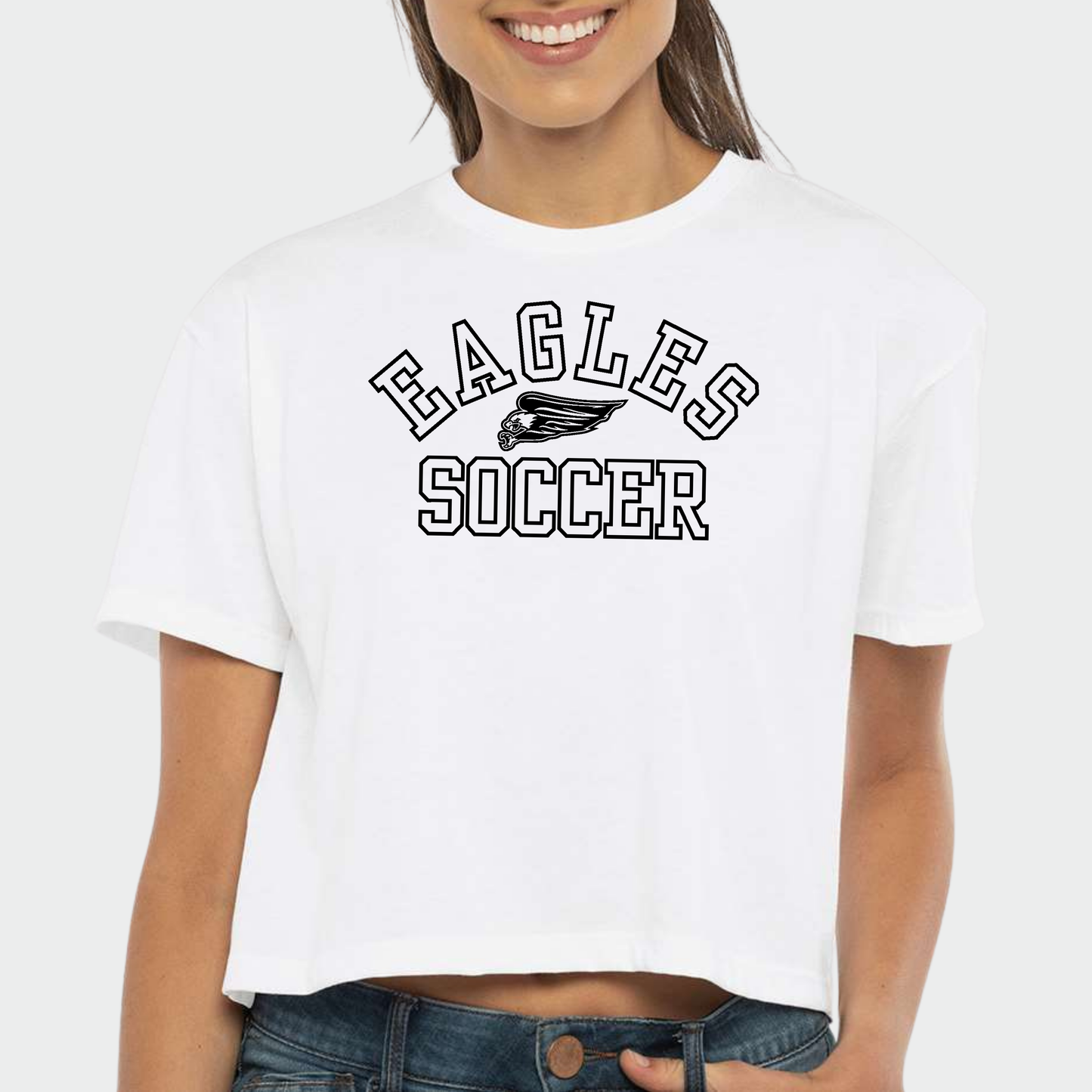 NAGS: Eagles Soccer, Women's Cropped Tee