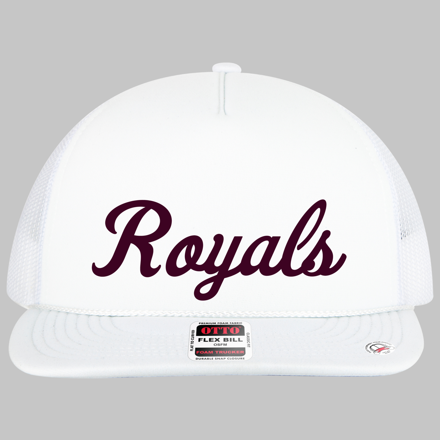 TCR: Royals Script, Flex-Bill Trucker Hat