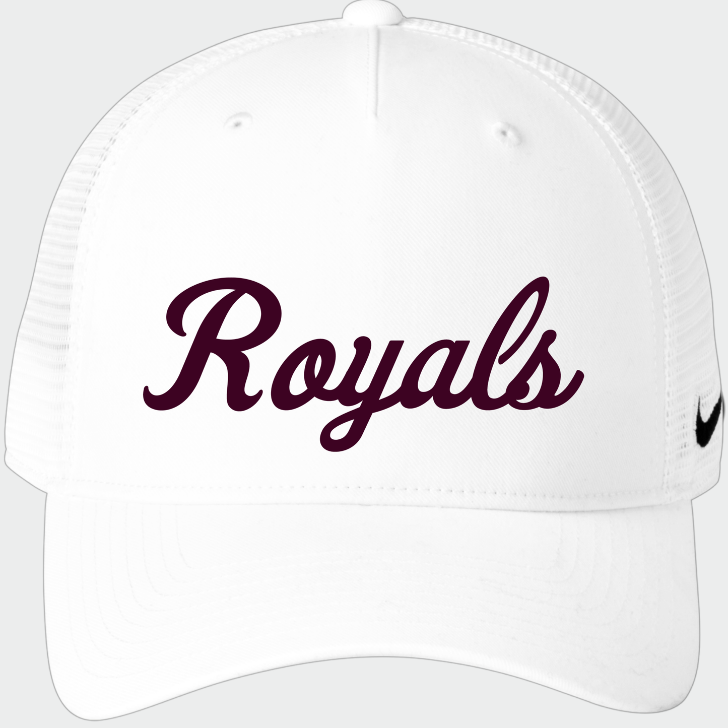 TCR: Royals Script, Snapback Mesh Trucker Hat