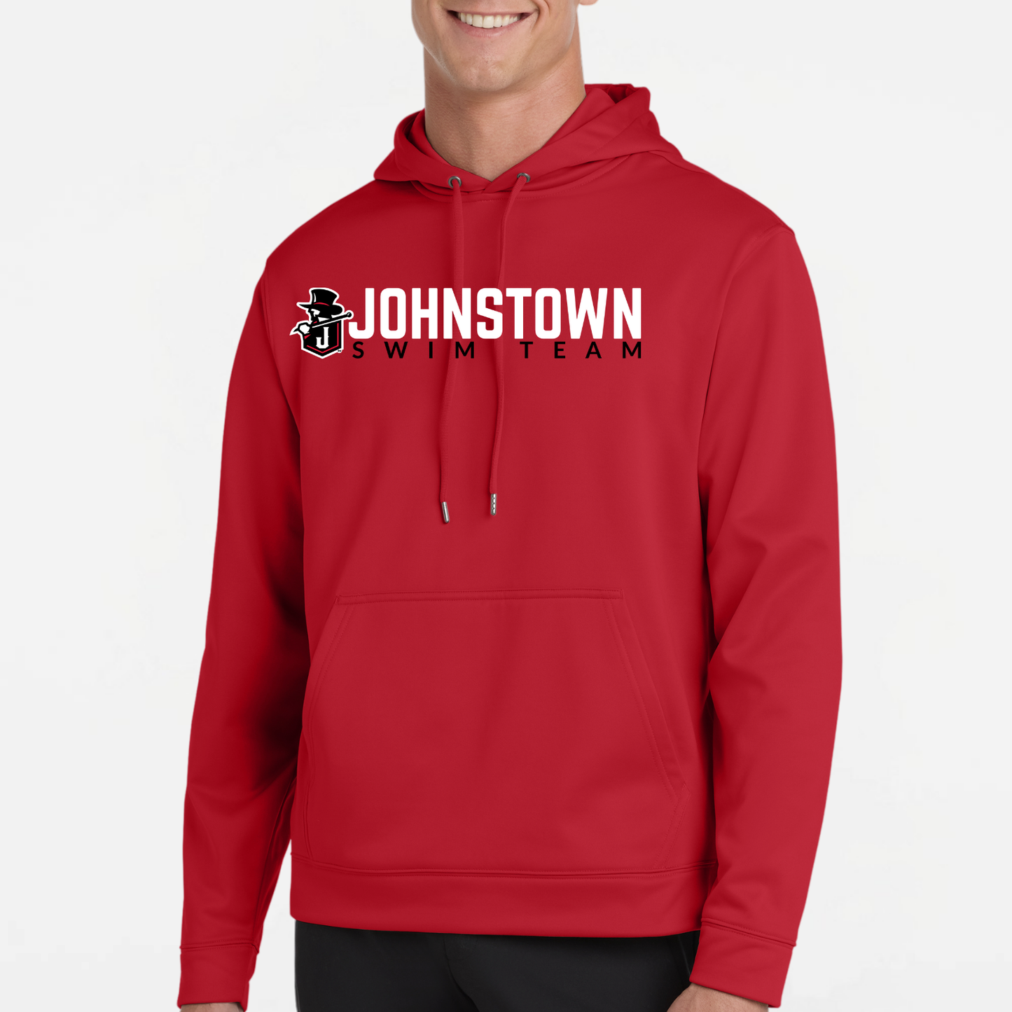 JS: Johnstown Swim Team Tech Hooded Sweatshirt
