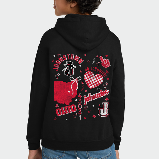 JYAA: Collage Pring *Youth* Hooded Sweatshirt