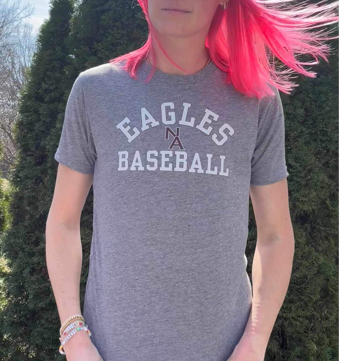 Eagles Baseball Triblend T-Shirt