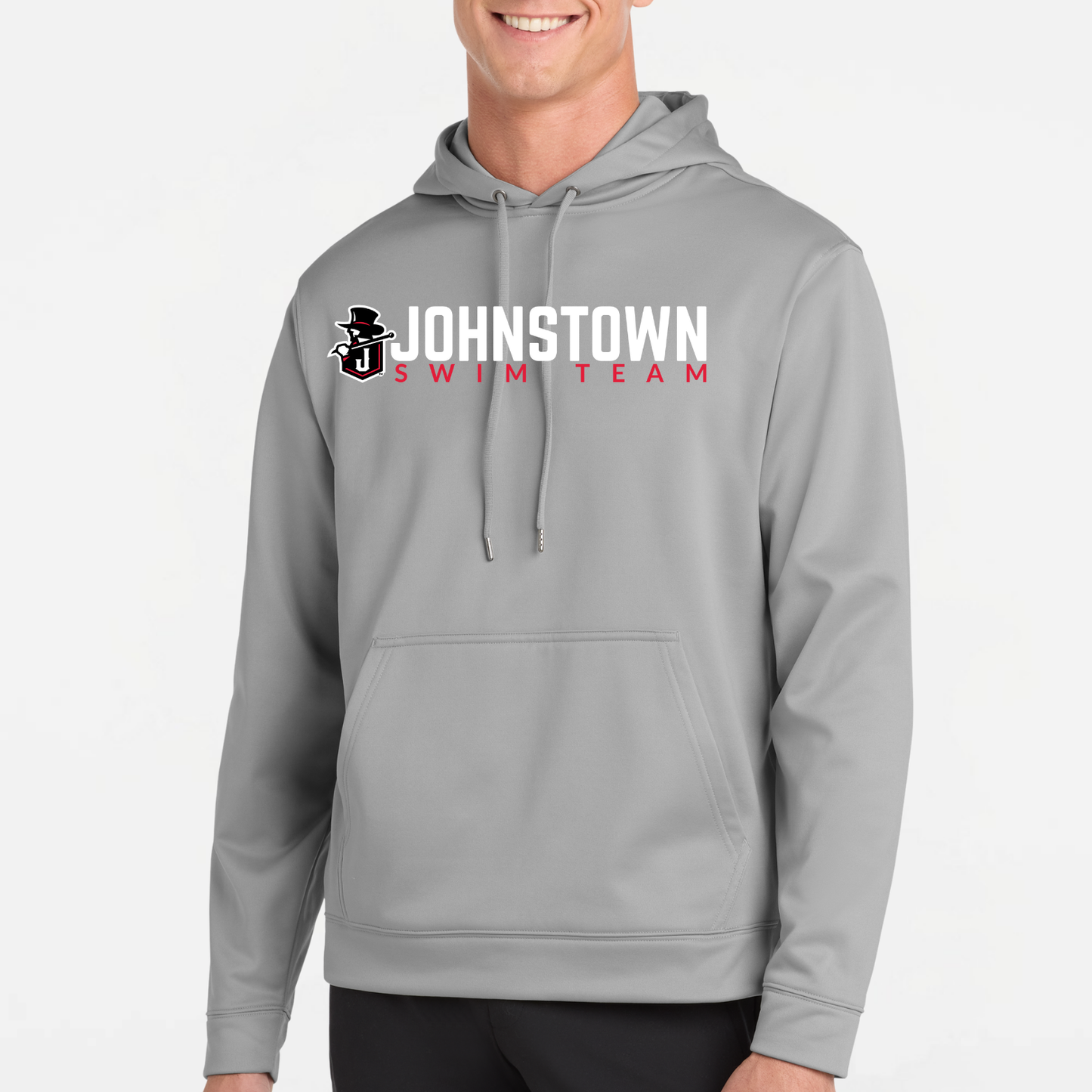 JS: Johnstown Swim Team Tech Hooded Sweatshirt
