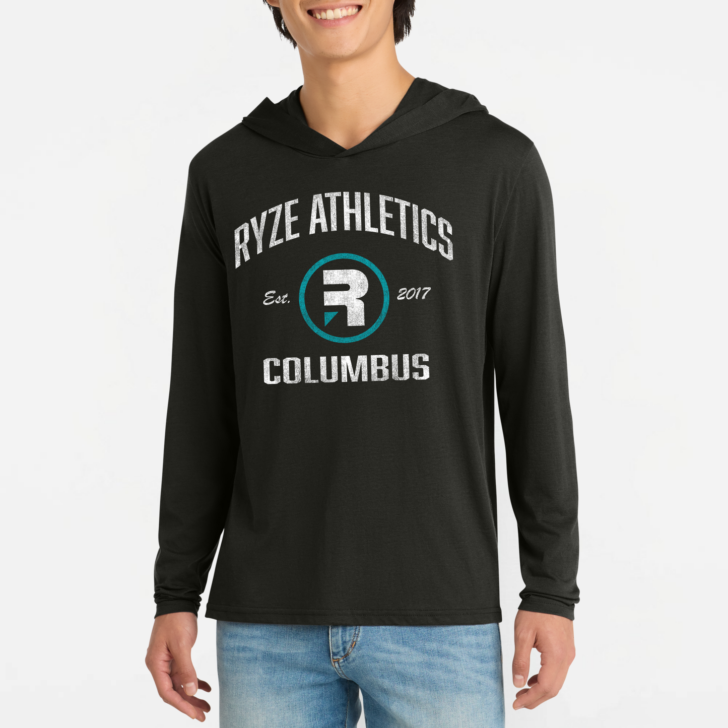RYZE: City Logo, Long Sleeve Hoodie