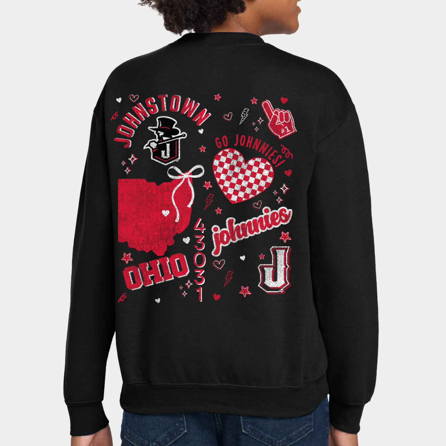 JYAA: Collage Print *Youth* Crew Sweatshirt