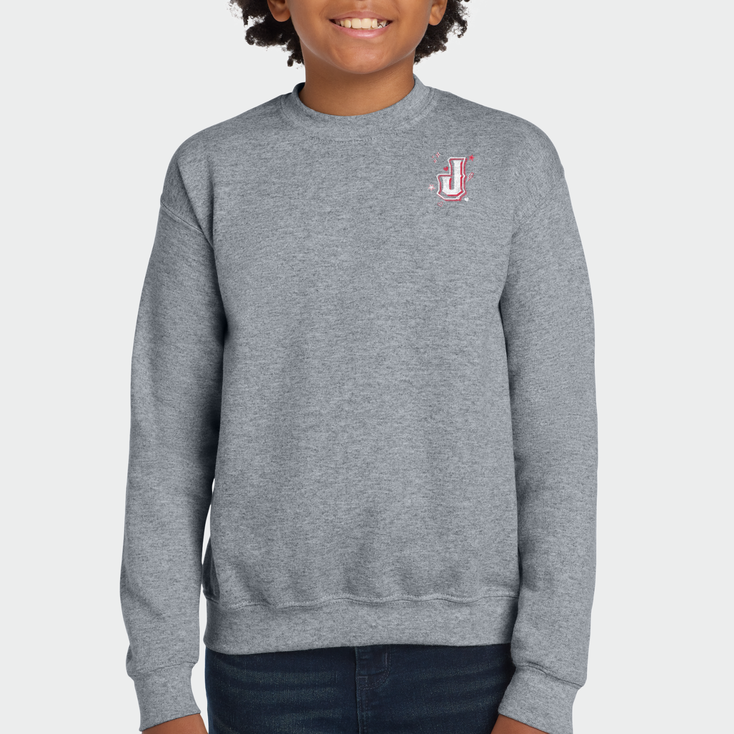 JYAA: Collage Print *Youth* Crew Sweatshirt