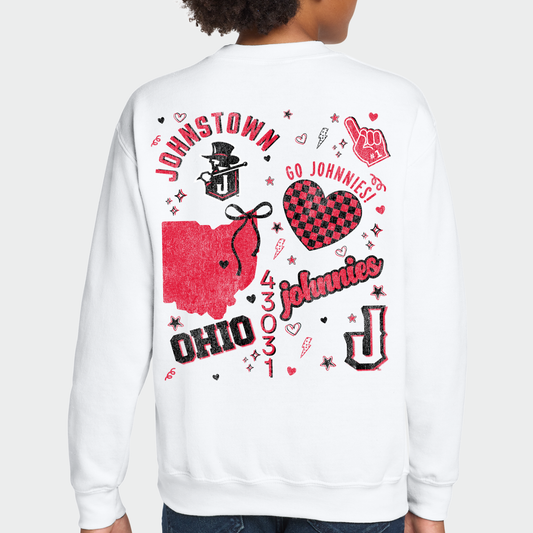 JYAA: Collage Print *Youth* Crew Sweatshirt