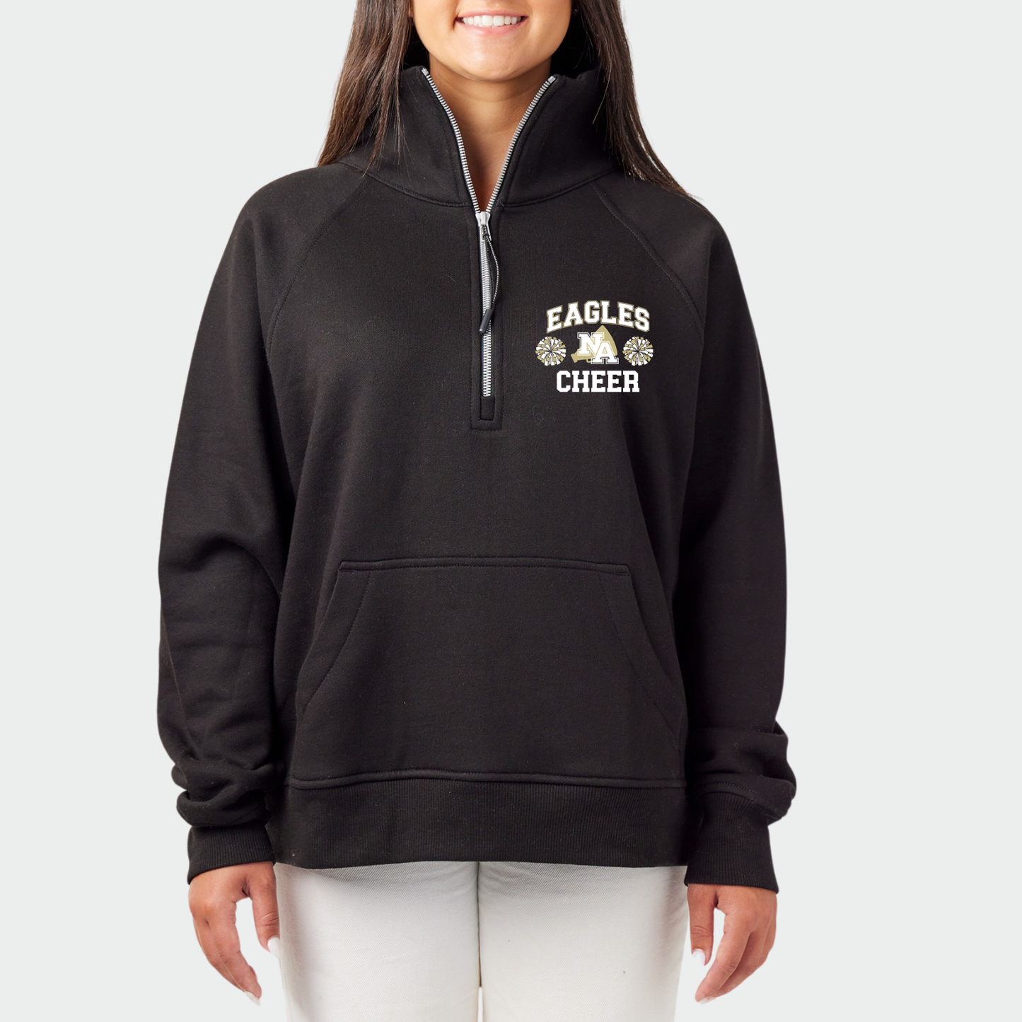 NAY Cheer:  Game Day Boxy Full Zip Fleece