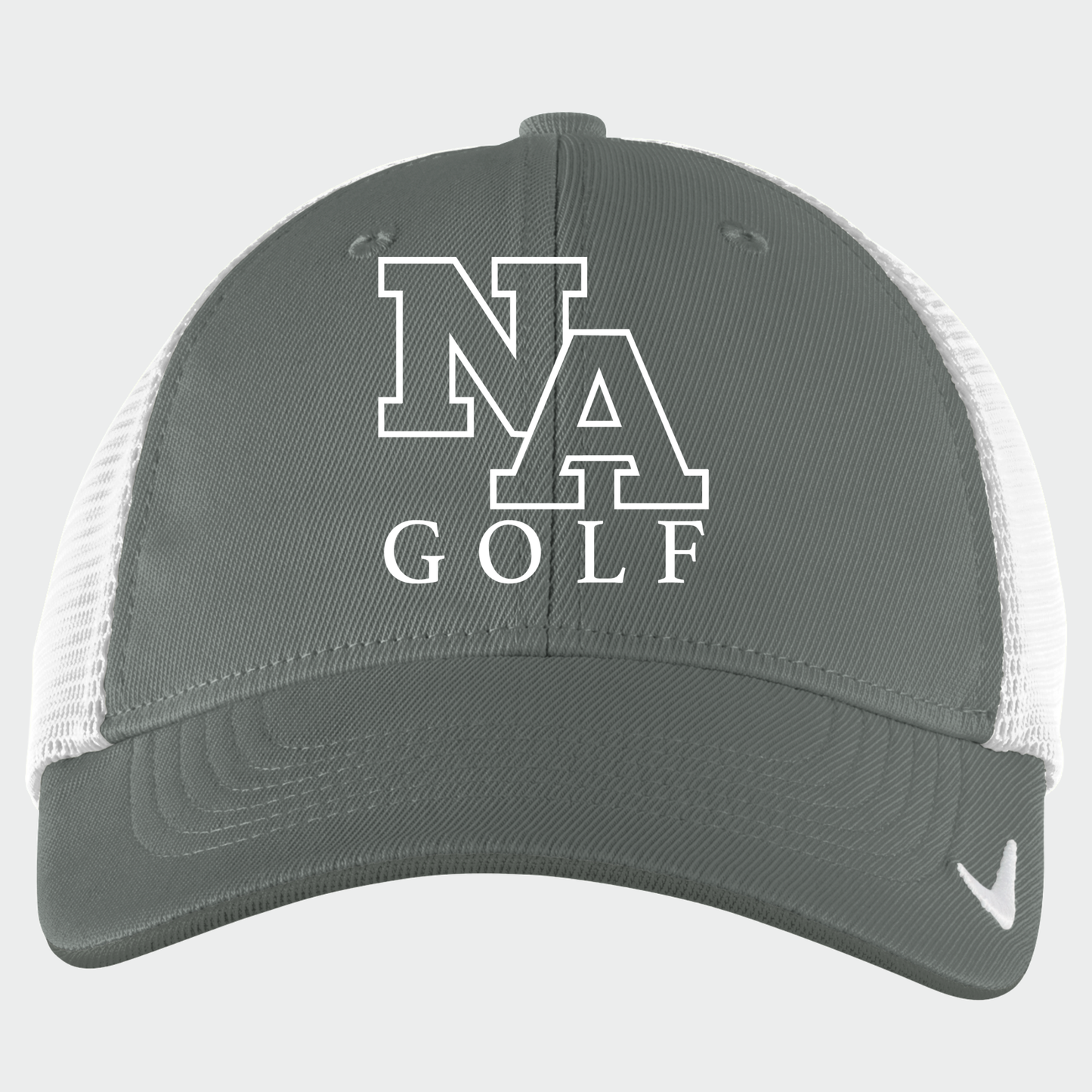 NAGolf: Embroidered, Nike Fitted Trucker Hat