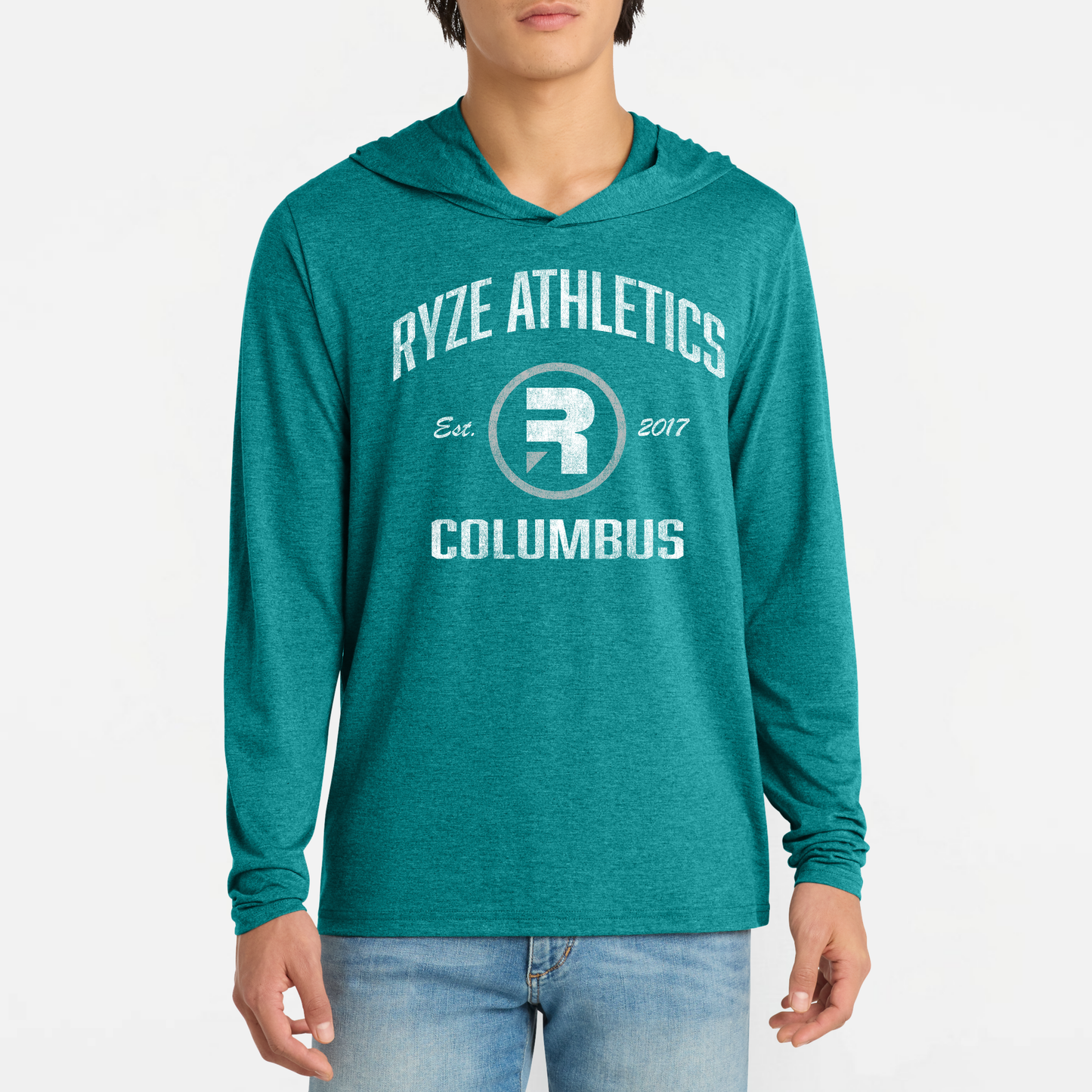 RYZE: City Logo, Long Sleeve Hoodie