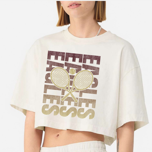 NATennis: Women's Garment-Dyed Cropped Tee