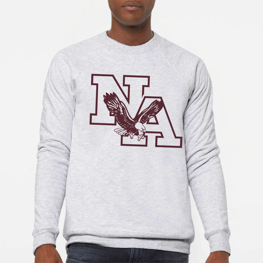 NAPTO: **Final View** NA, Raglan Sponge Fleece Crew Sweatshirt