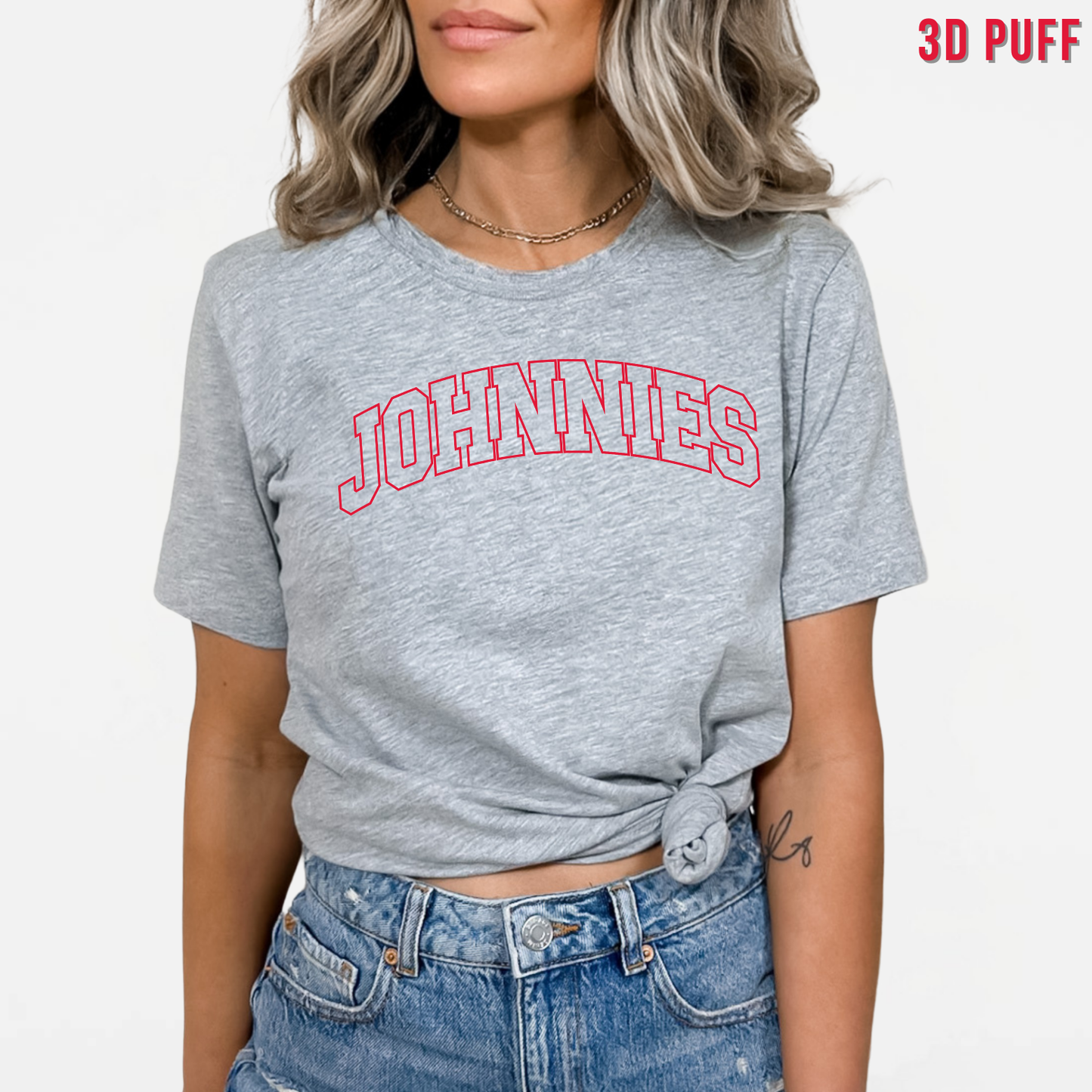 JYAA: Johnnies *Puff Print* Blended T-Shirt
